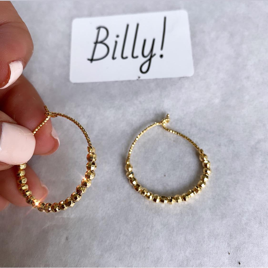 עגיל מנטה זהב (5689649201318)