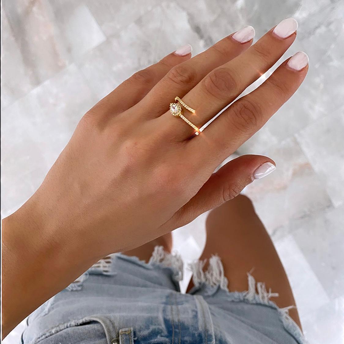 טבעת טיפה זהוב (6073843908774)