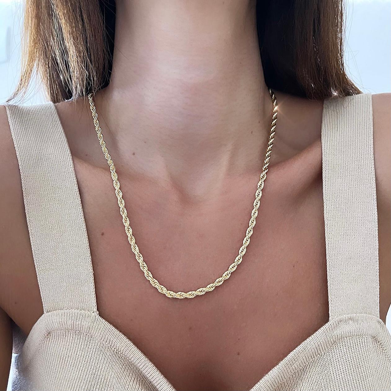 שרשרת חבל זהב (6937099927718)