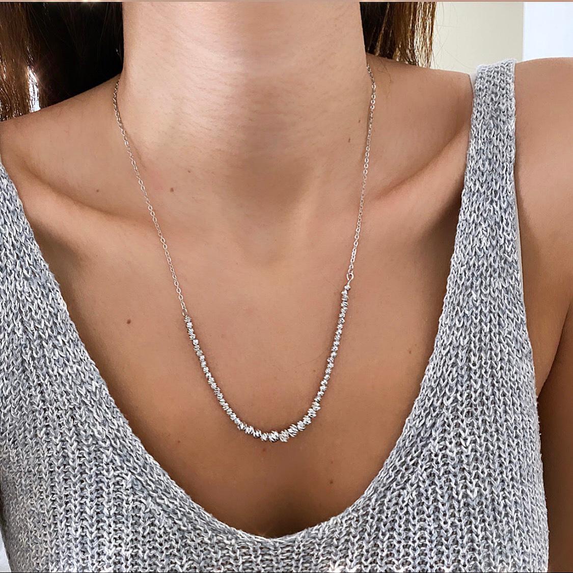 שרשרת נוי כסופה (5858656485542)