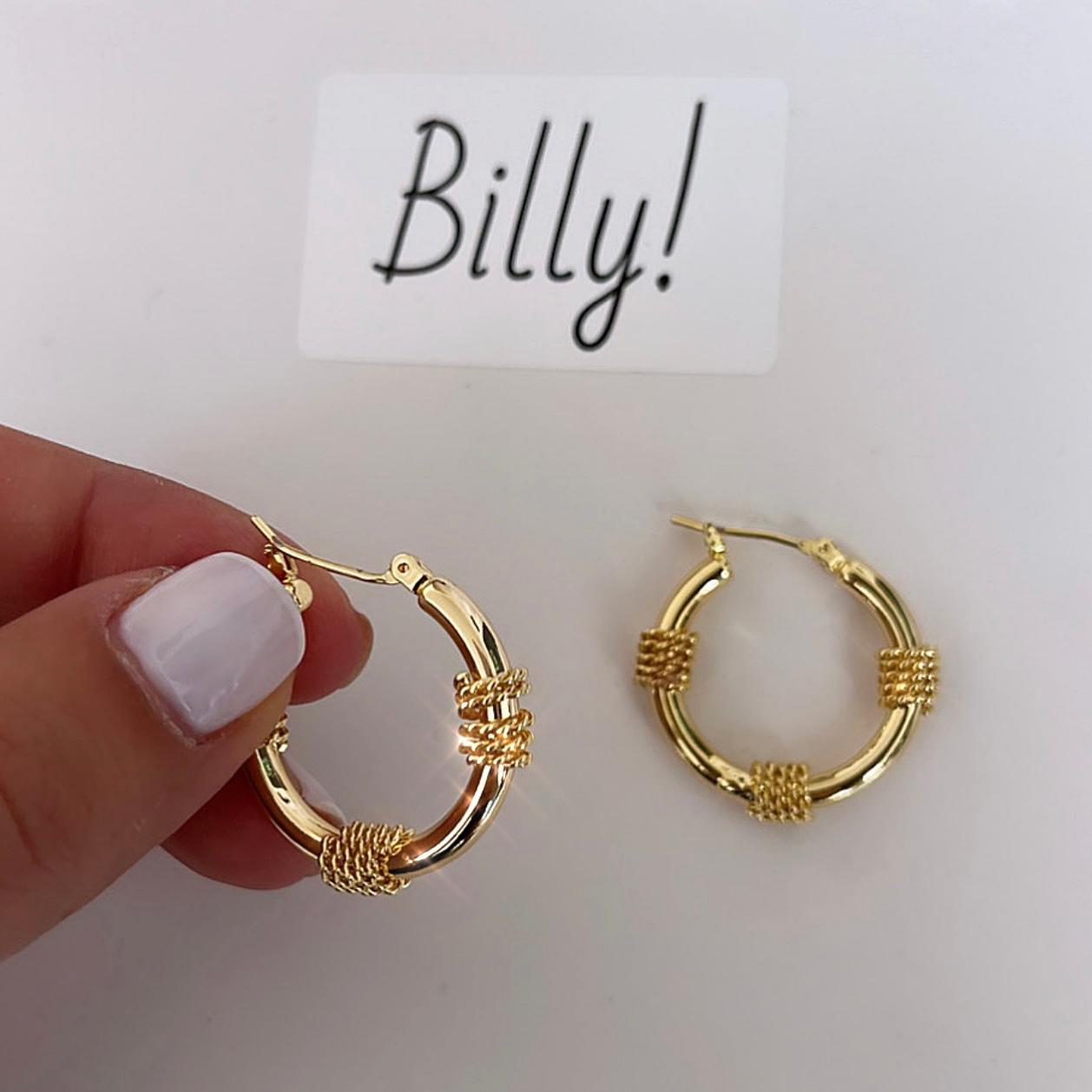 עגילים  השחלה זהב (6859939709094)